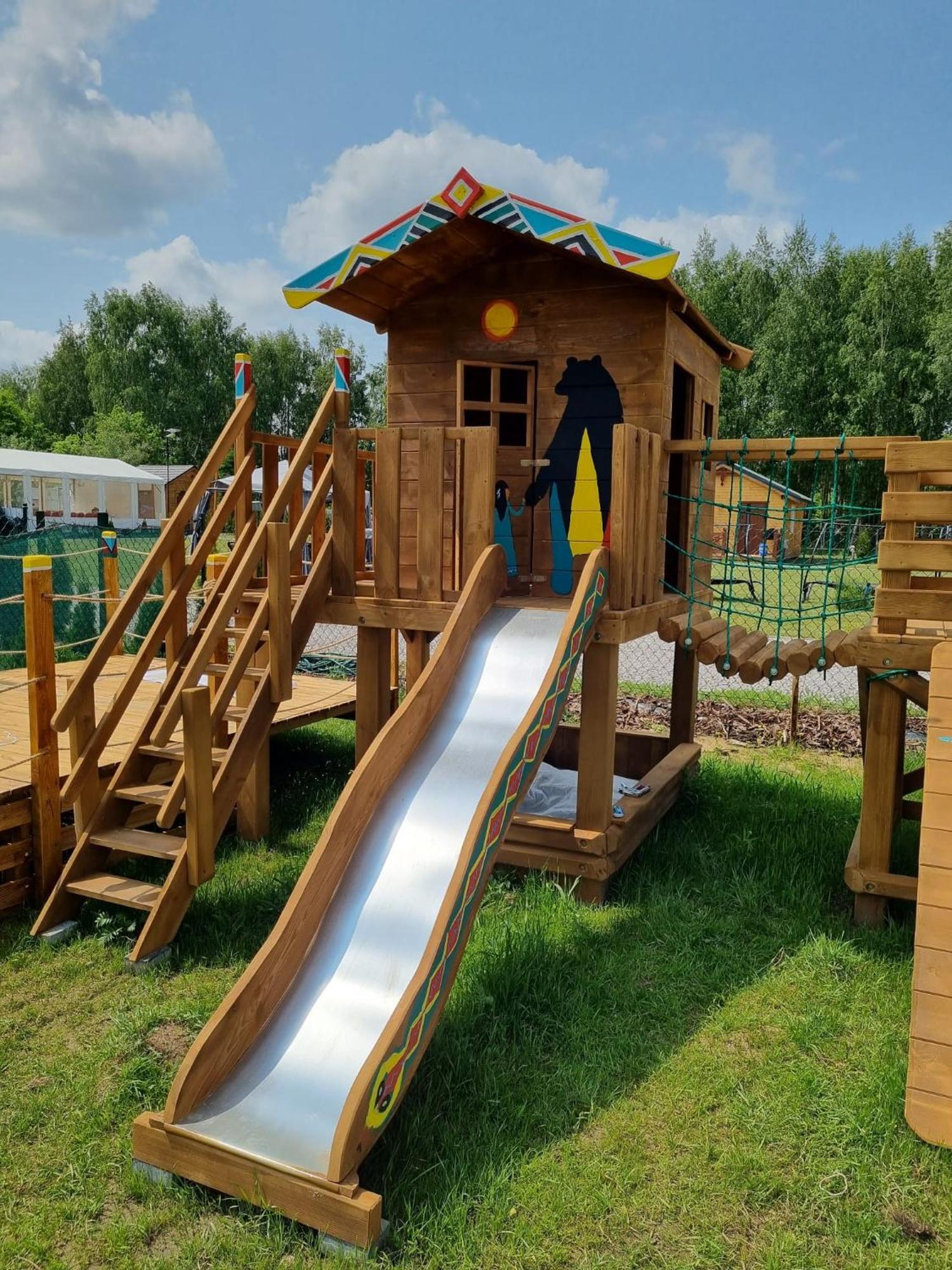 Hotel Indiana Camp - 150 M Od Suntago Park Grabce-Towarzystwo Esterno foto